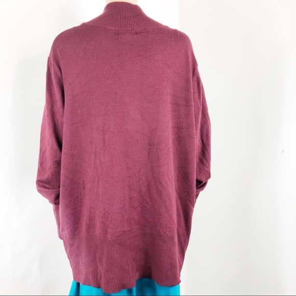 Questions Red 3X Cardigan - Picture 5 of 8